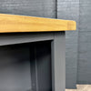 Cotswold Charcoal & Oak - Large Bookcase with Baskets