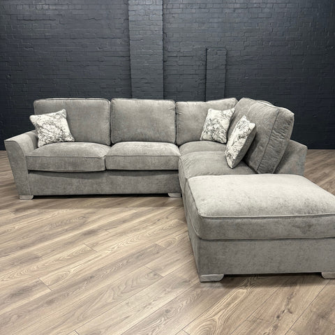 Fantasia Sofa - 2 Corner 1 With Stool - Kingston Grey (Sold)