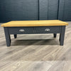 Cotswold Charcoal Painted & Oak Large Coffee Table - Showroom Clearance
