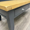 Cotswold Charcoal Painted & Oak Large Coffee Table - Showroom Clearance