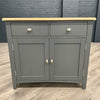 Modena Oak & Grey - Sideboard, 2 Door 2 Drawer