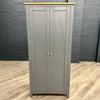 Modena Oak & Grey - 2 Door Wardrobe (Showroom Clearance)