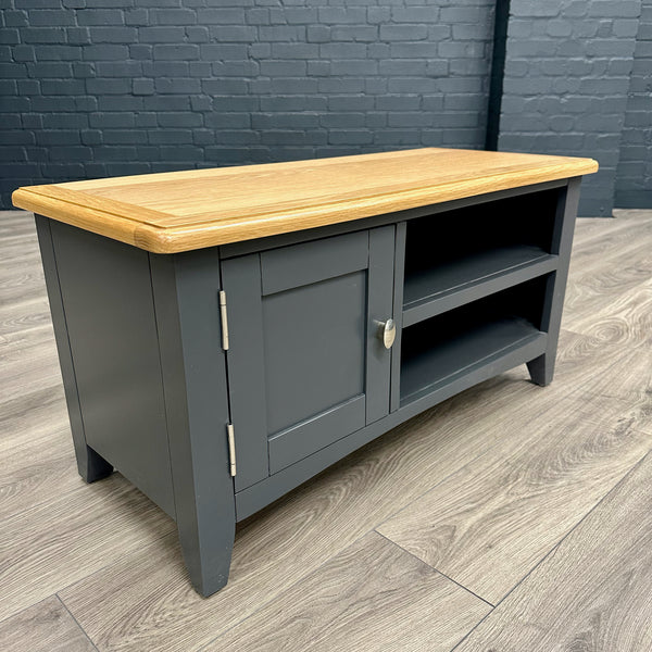 Modena Grey Painted TV Unit - Standard - Showroom Clearance