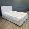 Chalford Grey Painted - Sleigh Bed with Upholstered Headboard (Showroom Clearance)