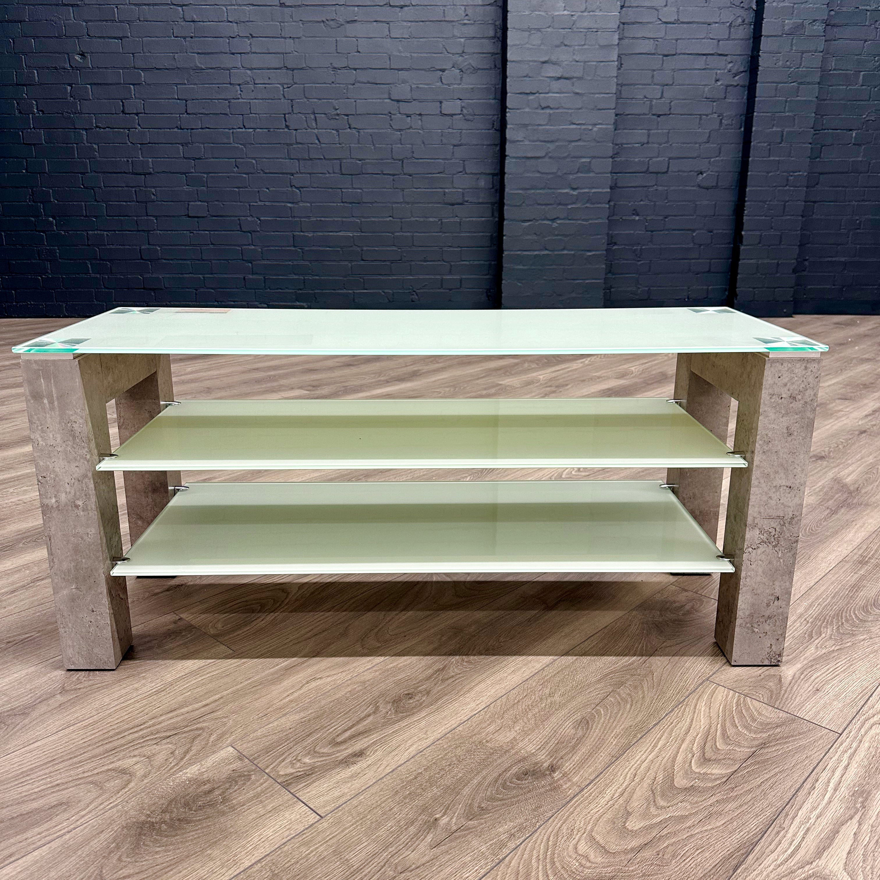 Concrete Style & Glass - Standard TV Unit (110cm)
