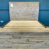 Harringay Haymarket Reclaimed Timber - 4ft6 Double Bedframe (Showroom Clearance)