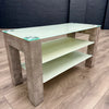 Concrete Style & Glass - Small TV Unit (90cm)