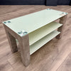 Concrete Style & Glass - Small TV Unit (90cm)