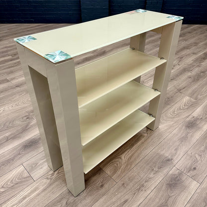 Latte Cream Gloss & Glass - Low Display