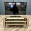 Mocha Gloss & Glass - Standard TV Unit (110cm)
