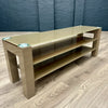 Mocha Gloss & Glass - Large TV Unit (140cm)