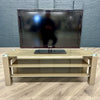Mocha Gloss & Glass - Large TV Unit (140cm)