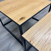 Soho Industrial Oak - XL Nest of 2 Tables (Showroom Clearance)