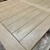 Suffolk Oak 1.25m Extending Table PLUS 4x Cross Back Chairs - Showroom Clearance