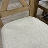 Suffolk Oak 1.25m Extending Table PLUS 4x Cross Back Chairs - Showroom Clearance