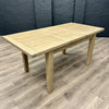 Suffolk Grey Oak - 1.25m Extending Table, PLUS 4x Luxury Buttoned Chairs