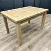 Suffolk Grey Oak - 1.25m Extending Table, PLUS 4x Luxury Buttoned Chairs