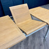 Chalford Oak & Painted - 1.3m Extending Dining Table, PLUS 4x Fabric Chairs