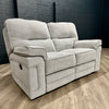 Plaza Sofa - 2 Seater Electric Recliner - Cooper Silver