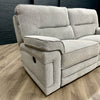 Plaza Sofa - 3 Seater Electric Recliner - Cooper Silver (Sold)