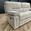 Plaza Sofa - 3 Seater Electric Recliner - Cooper Silver