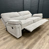Plaza Sofa - 3 Seater Electric Recliner - Cooper Silver (Sold)