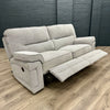 Plaza Sofa - 3 Seater Electric Recliner - Cooper Silver
