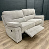 Plaza Sofa - 3 Seater Electric Recliner - Cooper Silver (Sold)