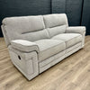 Plaza Sofa - 3 Seater Electric Recliner - Cooper Silver (Sold)