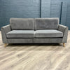 Camden 3 Seater Sofa - Grey Velvet