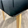 Stockholm Oak & Black Glass - Dining Table