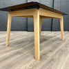 Stockholm Oak & Black Glass - Dining Table, PLUS 4x Chairs