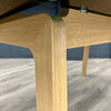 Stockholm Oak & Black Glass - Dining Table, PLUS 6x Chairs
