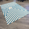 Plantation Rug Freddie Rug 150cmx230cm - Sky Blue - Showroom Clearance