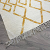 Hackney Diamond Rug 160cmx230cm - Yellow - Showroom Clearance