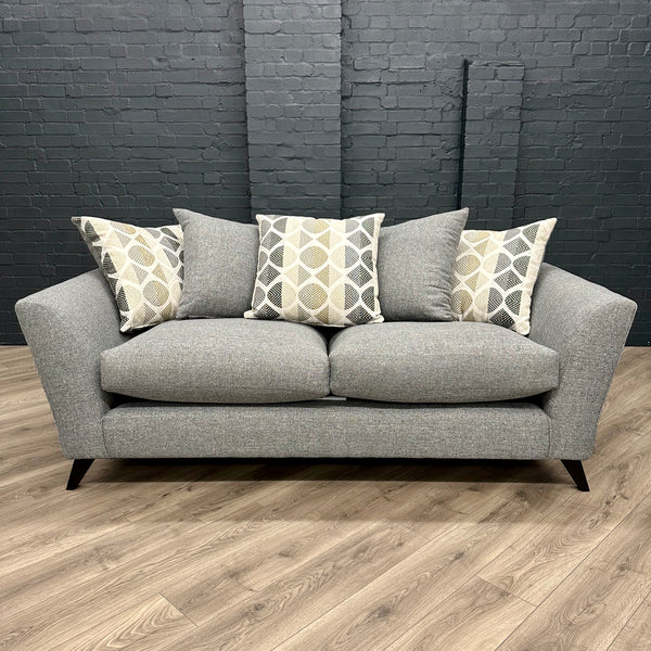 Kent Sofa - 3 Seater - Pillow Back - Hera Charcoal