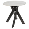 Alpha Sintered Stone Round Lamp Table