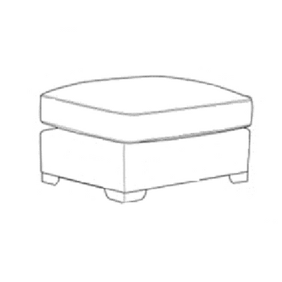 Atlantis Sofa - Large Chaise End Footstool