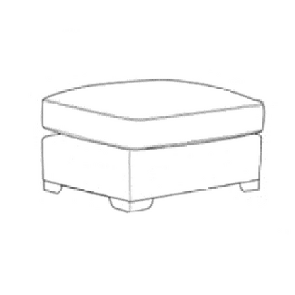 Atlantis Sofa - Large Chaise End Footstool