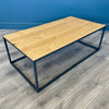 Soho Industrial Oak - Large Coffee Table (Showroom Clearance)