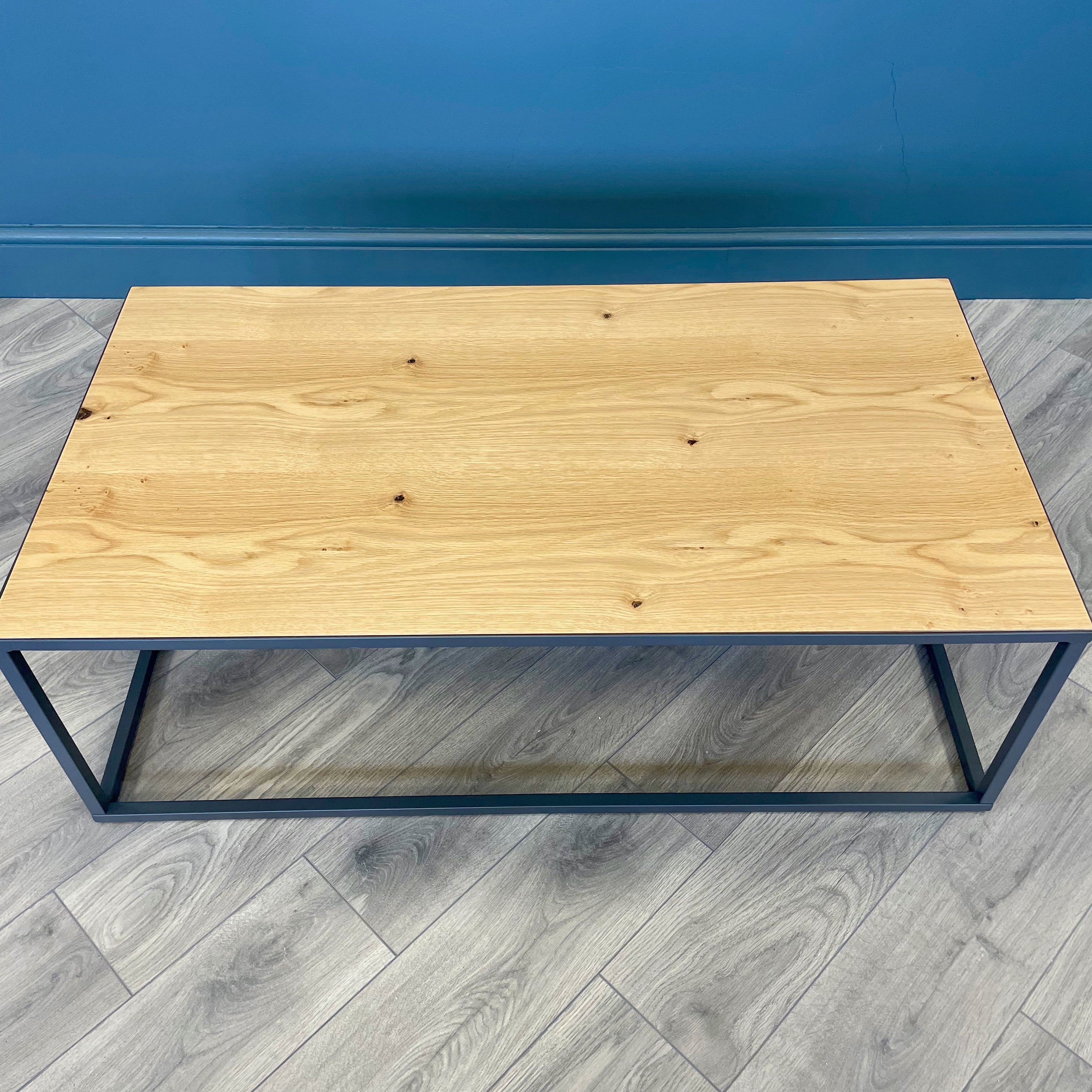 Soho Industrial Oak - Large Coffee Table (Showroom Clearance)