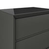 Mint Collection - Arezzo 5 Drawer Narrow Chest - Matt Dark Grey