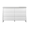 Mint Collection - Arezzo 6 Drawer Chest - Gloss White