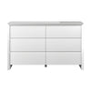 Mint Collection - Arezzo 6 Drawer Chest - Gloss White
