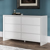 Mint Collection - Arezzo 6 Drawer Chest - Gloss White