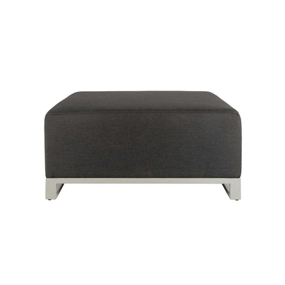 Mambo Del Mar Garden Furniture - Aluminium Chaise Section - Dark Grey Fabric, Grey Frame