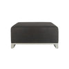 Mambo Del Mar Chaise Section - Dark Grey Fabric, Grey Frame