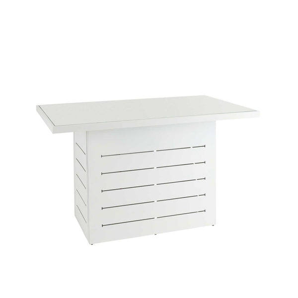 Mambo Santorini Bar Table - White with Plain Top