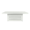 Mambo Del Mar Coffee Table - White with Plain Top