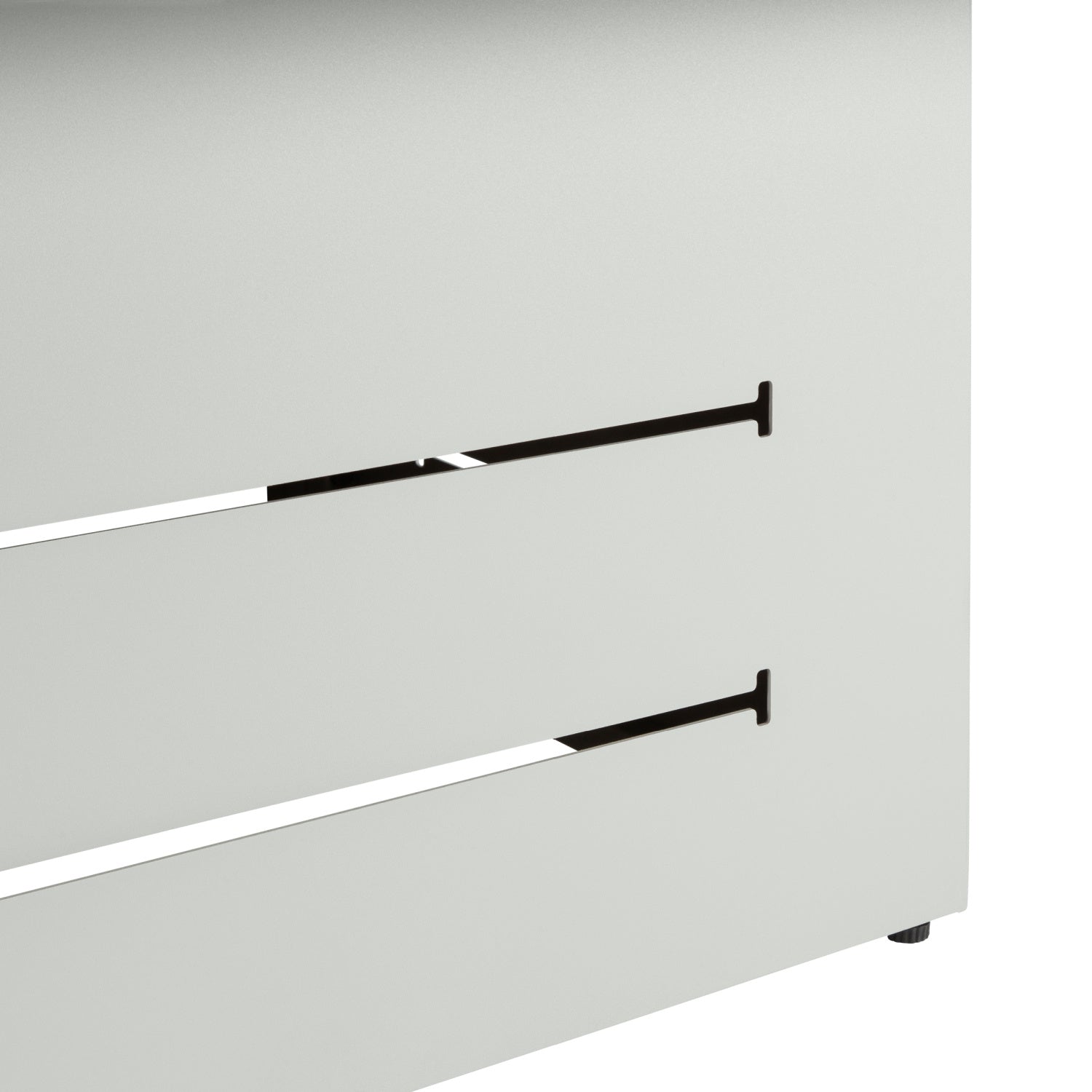 Mambo Del Mar Garden Furniture - Aluminium Coffee Table - White with Plain Top